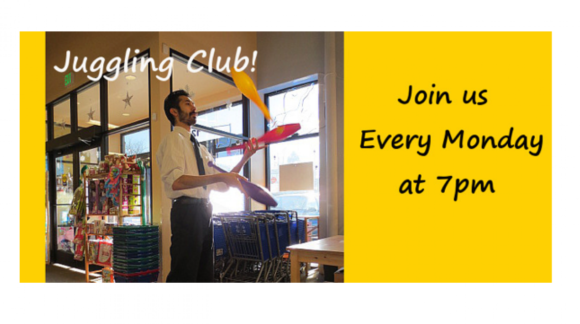 Juggling Club at Top Ten Toys Seattle Area Family Fun Calendar ParentMap